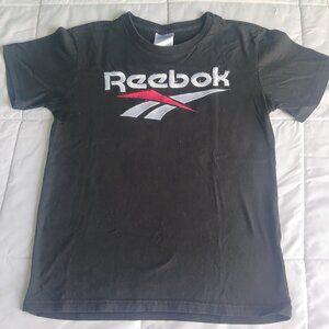 Reebok boys black and white T-shirt 10/12
